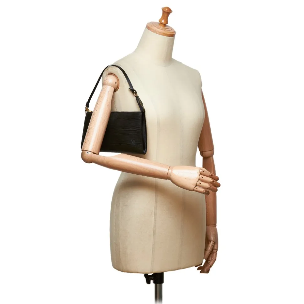 Louis Vuitton Vintage - Epi Pochette Accessoires Bag - Black - Leather and Epi Leather Handbag - Luxury High Quality - Avvenice
