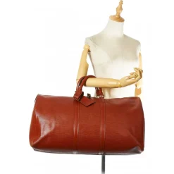 Louis Vuitton Vintage - Epi Keepall 55 - Brown - Epi Leather Travel Bag - Luxury High Quality - Avvenice