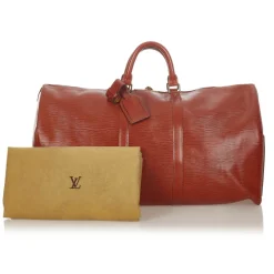 Louis Vuitton Vintage - Epi Keepall 55 - Brown - Epi Leather Travel Bag - Luxury High Quality - Avvenice