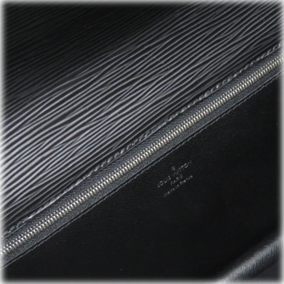 Louis Vuitton Vintage - Epi Pochette Sellier Dragonne - Black - Epi Leather Clutch Bag - Luxury High Quality - Avvenice