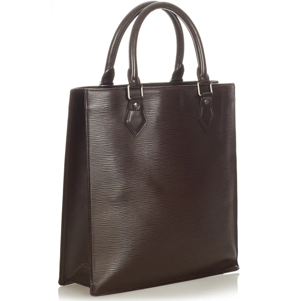 Louis Vuitton Vintage - Epi Sac Plat PM - Dark Brown - Epi Leather Handbag - Luxury High Quality - Avvenice