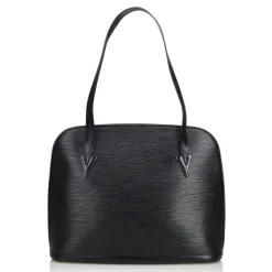 Louis Vuitton Vintage - Epi Lussac Bag - Black - Leather and Epi Leather Handbag - Luxury High Quality - Avvenice