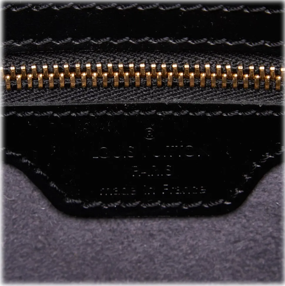 Louis Vuitton Vintage - Epi Lussac Bag - Black - Leather and Epi Leather Handbag - Luxury High Quality - Avvenice
