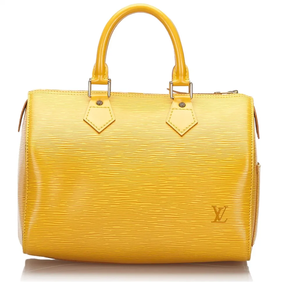 Louis Vuitton Vintage - Epi Speedy 25 Bag - Yellow - Leather Handbag - Luxury High Quality - Avvenice