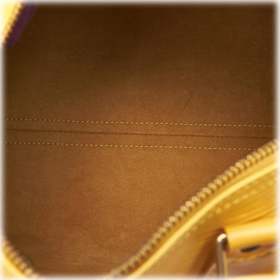 Louis Vuitton Vintage - Epi Speedy 25 Bag - Yellow - Leather Handbag - Luxury High Quality - Avvenice