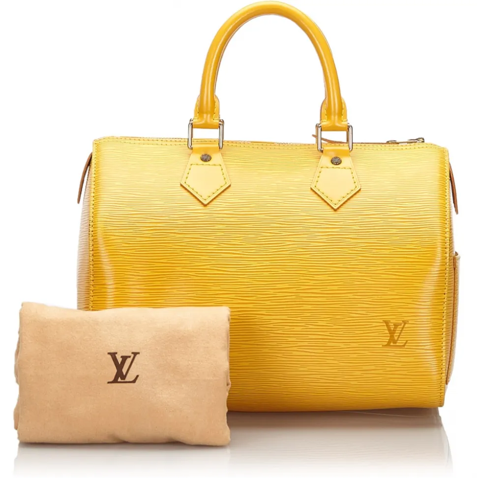 Louis Vuitton Vintage - Epi Speedy 25 Bag - Yellow - Leather Handbag - Luxury High Quality - Avvenice