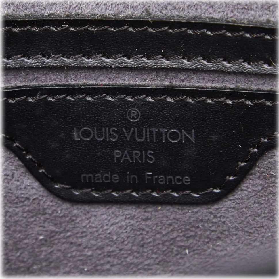 Louis Vuitton Vintage - Epi Saint Jacques PM Bag - Black - Leather and Epi Leather Handbag - Luxury High Quality - Avvenice