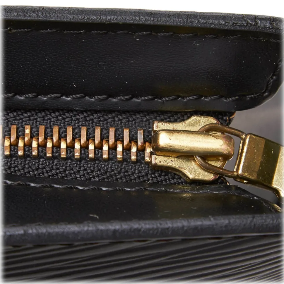 Louis Vuitton Vintage - Epi Saint Jacques PM Bag - Black - Leather and Epi Leather Handbag - Luxury High Quality - Avvenice