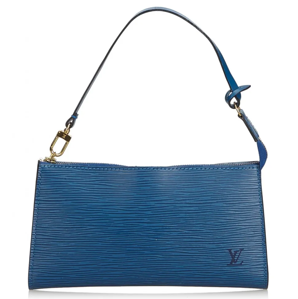Louis Vuitton Vintage - Epi Pochette Accessoires Bag - Blue - Leather and Epi Leather Handbag - Luxury High Quality - Avvenice