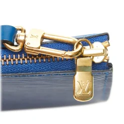 Louis Vuitton Vintage - Epi Pochette Accessoires Bag - Blue - Leather and Epi Leather Handbag - Luxury High Quality - Avvenice
