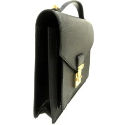 Louis Vuitton Vintage - Epi Monceau Satchel - Black - Epi Leather Satchel - Luxury High Quality - Avvenice