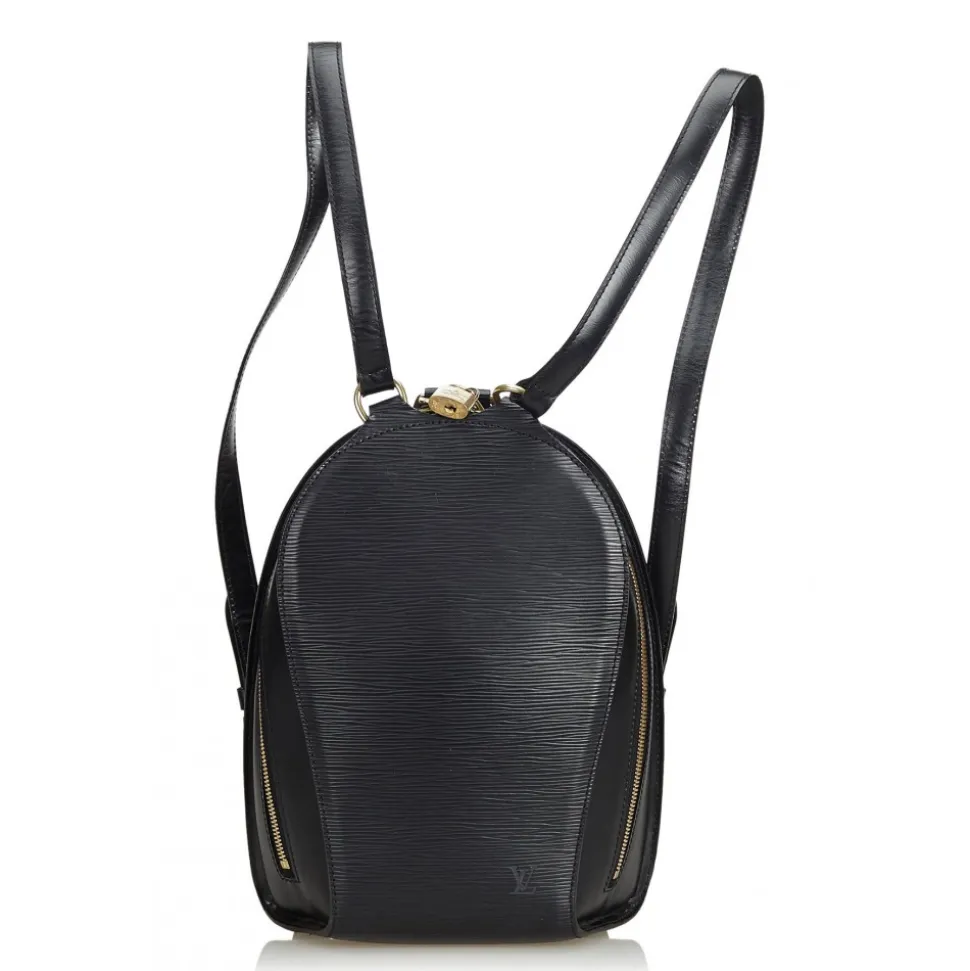 Louis Vuitton Vintage - Epi Mabillon Bag - Black - Leather and Epi Leather Backpack - Luxury High Quality - Avvenice