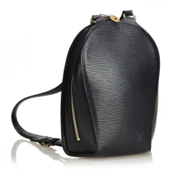 Louis Vuitton Vintage - Epi Mabillon Bag - Black - Leather and Epi Leather Backpack - Luxury High Quality - Avvenice