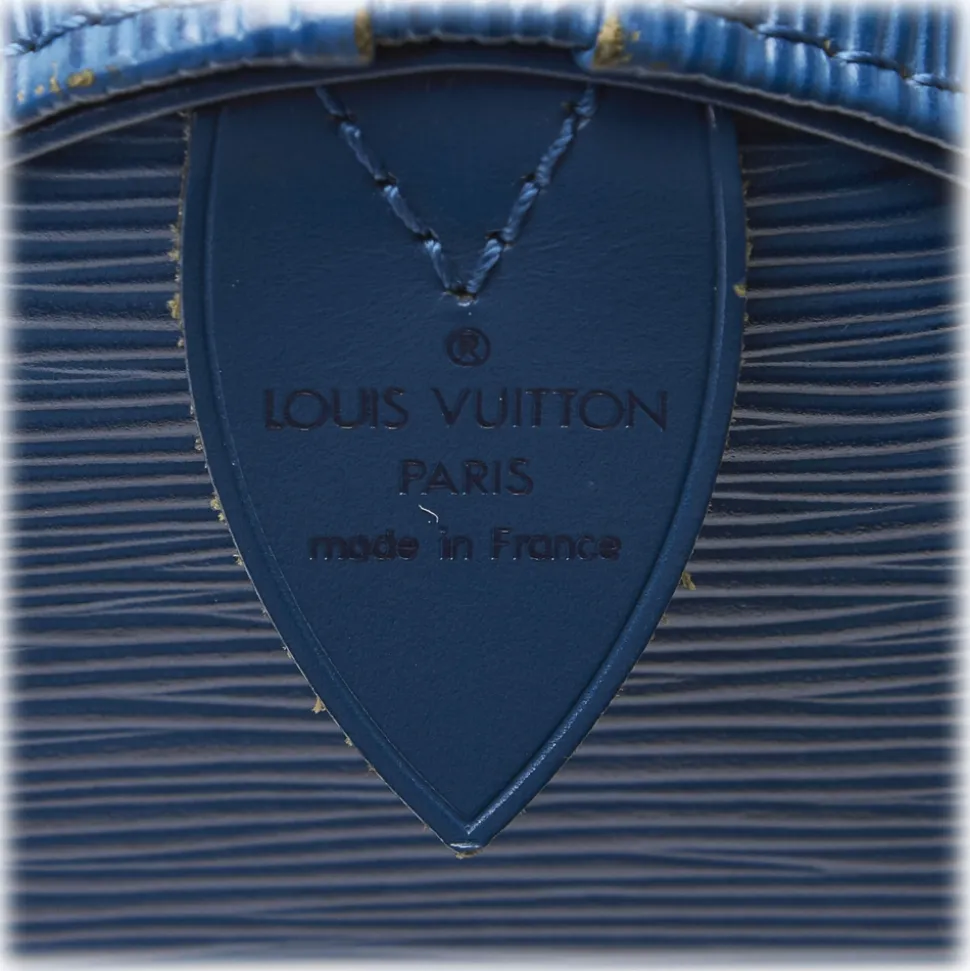 Louis Vuitton Vintage - Epi Speedy 25 Bag - Blue - Leather Handbag - Luxury High Quality - Avvenice