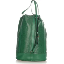 Louis Vuitton Vintage - Epi Randonnee GM - Green - Leather and Epi Leather Backpack - Luxury High Quality - Avvenice