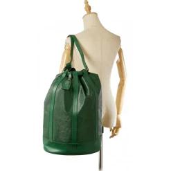 Louis Vuitton Vintage - Epi Randonnee GM - Green - Leather and Epi Leather Backpack - Luxury High Quality - Avvenice