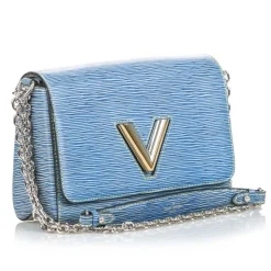 Louis Vuitton Vintage - Epi Twist MM Bag - Blue - Leather and Epi Leather Handbag - Luxury High Quality - Avvenice