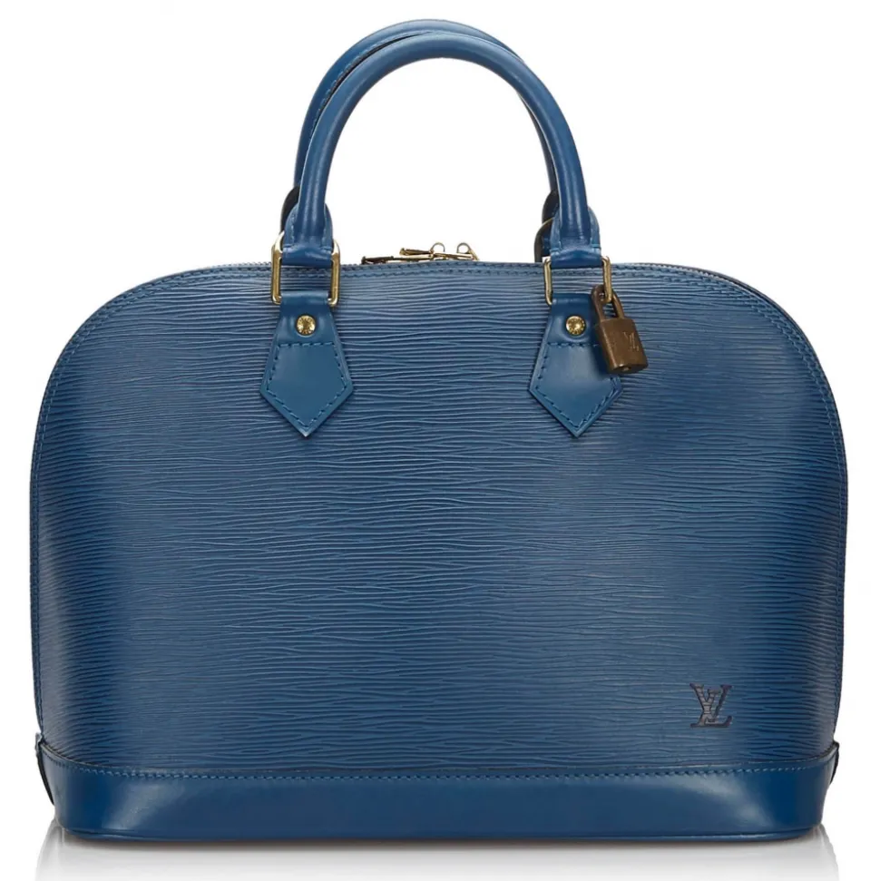 Louis Vuitton Vintage - Epi Alma PM Bag - Blue - Leather and Epi Leather Handbag - Luxury High Quality - Avvenice