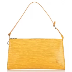 Louis Vuitton Vintage - Epi Pochette Accessoires Bag - Yellow - Leather and Epi Leather Handbag - Luxury High Quality - Avvenice