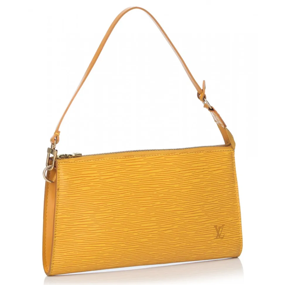 Louis Vuitton Vintage - Epi Pochette Accessoires Bag - Yellow - Leather and Epi Leather Handbag - Luxury High Quality - Avvenice