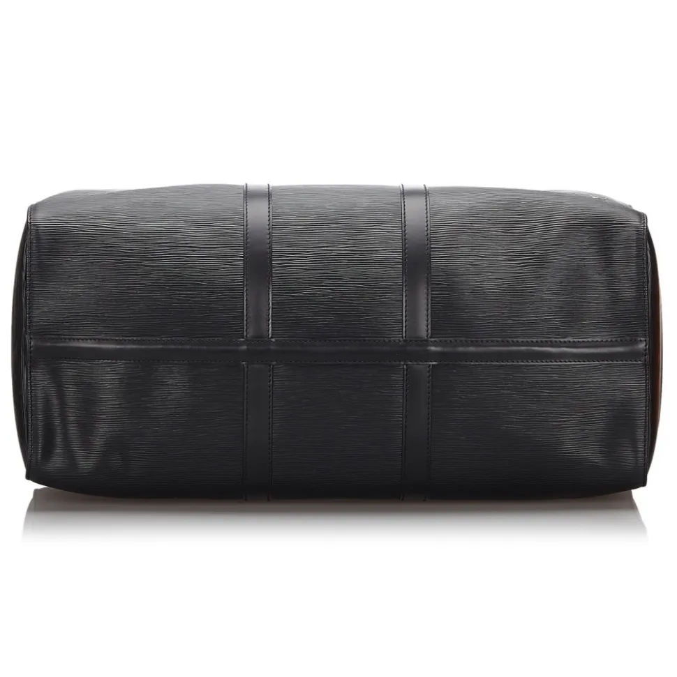 Louis Vuitton Vintage - Epi Keepall 55 Bag - Black - Leather and Epi Leather Handbag - Luxury High Quality - Avvenice