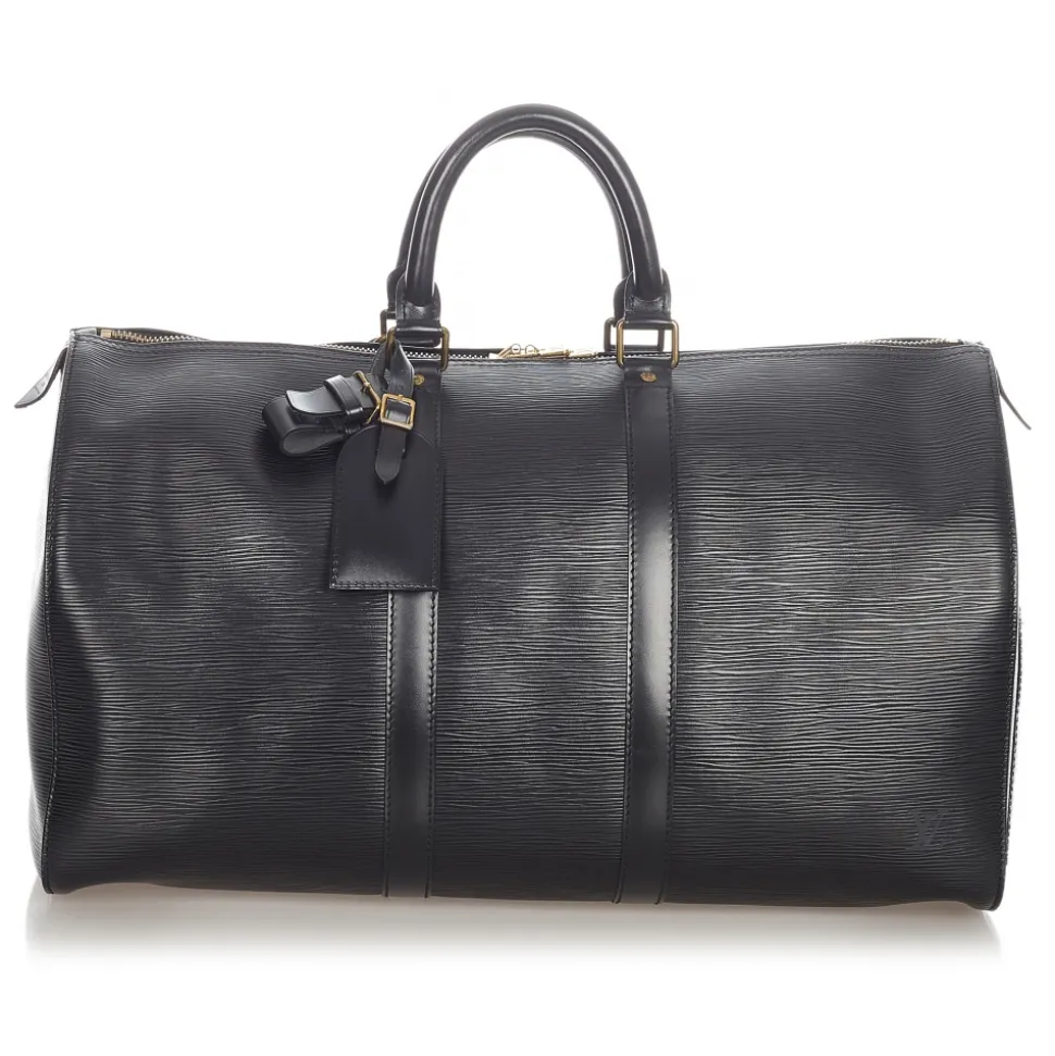 Louis Vuitton Vintage - Epi Keepall 45 - Black - Epi Leather Travel Bag - Luxury High Quality - Avvenice
