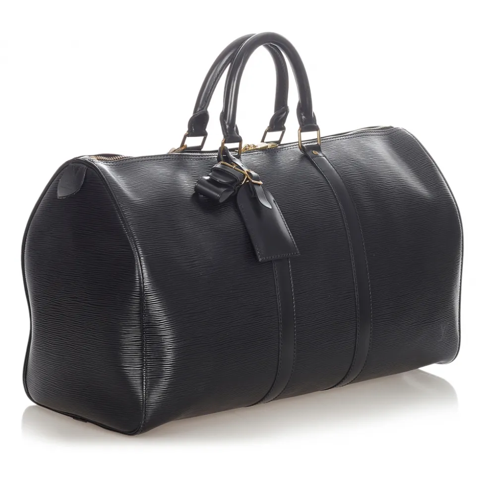 Louis Vuitton Vintage - Epi Keepall 45 - Black - Epi Leather Travel Bag - Luxury High Quality - Avvenice