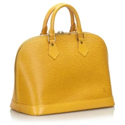 Louis Vuitton Vintage - Epi Alma PM - Yellow - Leather and Epi Leather Handbag - Luxury High Quality - Avvenice