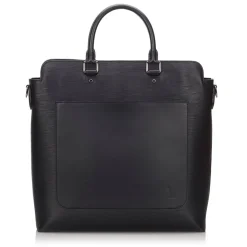 Louis Vuitton Vintage - Epi Brooks Tote - Black - Leather and Epi Leather Handbag - Luxury High Quality - Avvenice