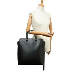 Louis Vuitton Vintage - Epi Brooks Tote - Black - Leather and Epi Leather Handbag - Luxury High Quality - Avvenice
