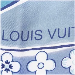 Louis Vuitton Vintage - Floral Silk Scarf - Blue - LV Silk Scarf - Luxury High Quality - Avvenice