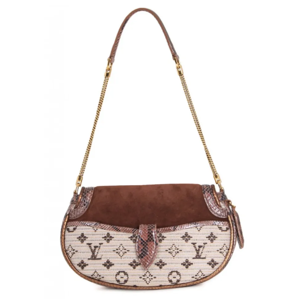 Louis Vuitton Vintage - Levant Python Bag - Brown - Leather Handbag - Luxury High Quality - Avvenice