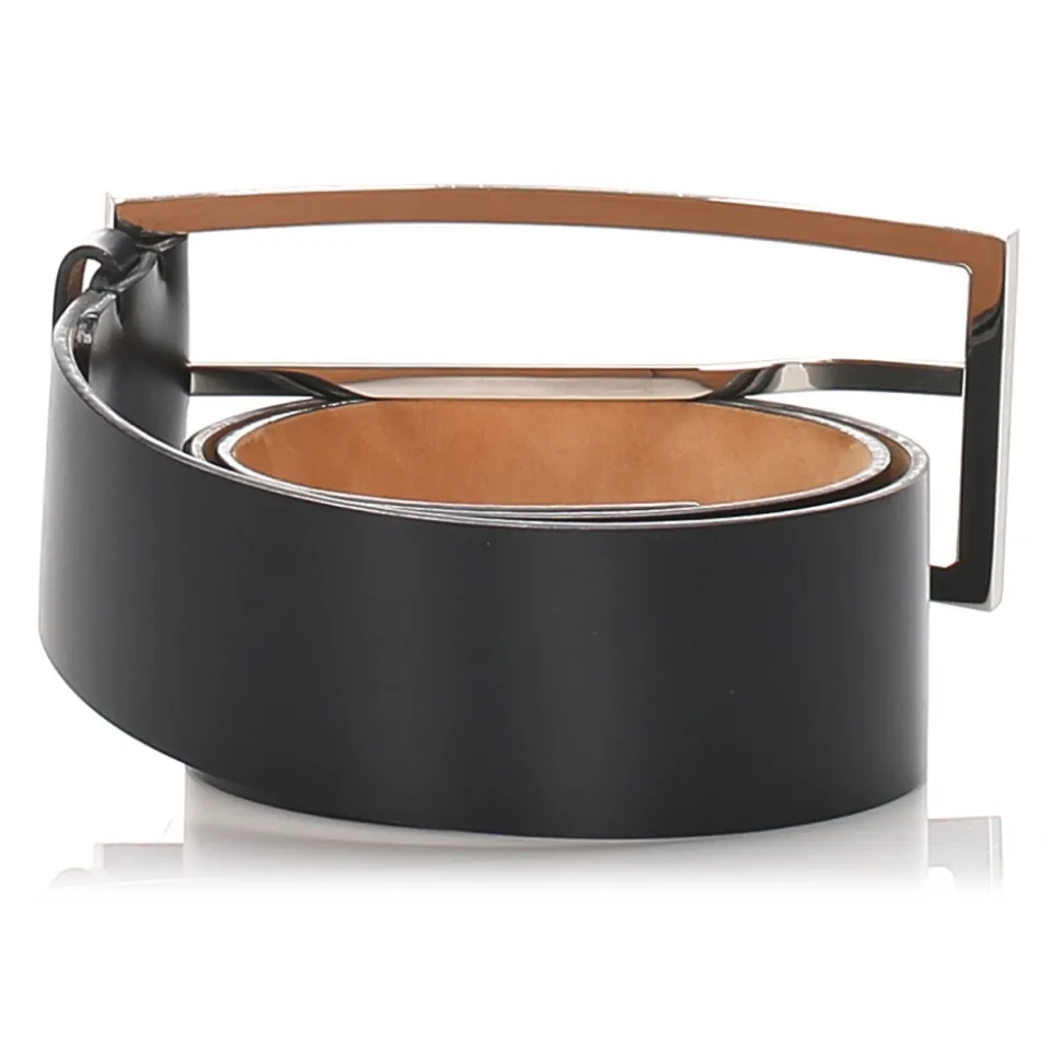 Louis Vuitton Vintage - Leather Belt - Black - Leather Belt - Luxury High Quality - Avvenice