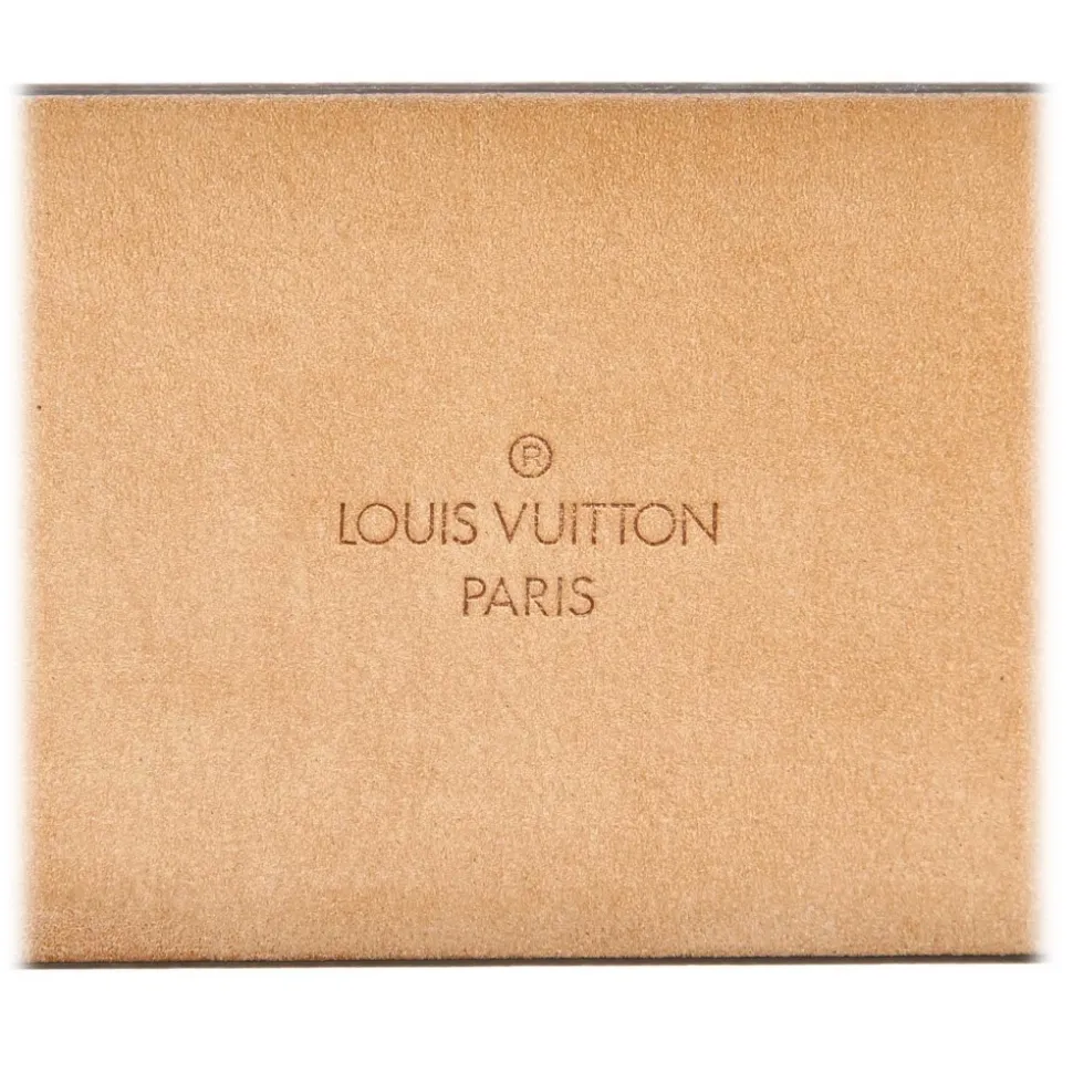 Louis Vuitton Vintage - Leather Belt - Black - Leather Belt - Luxury High Quality - Avvenice