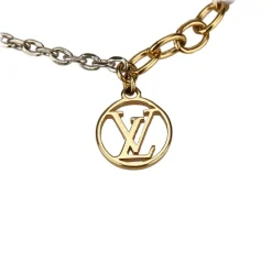 Louis Vuitton Vintage - Logomania Bracelet - Gold Silver - LV Bracelet - Luxury High Quality - Avvenice
