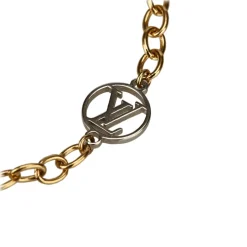 Louis Vuitton Vintage - Logomania Bracelet - Gold Silver - LV Bracelet - Luxury High Quality - Avvenice