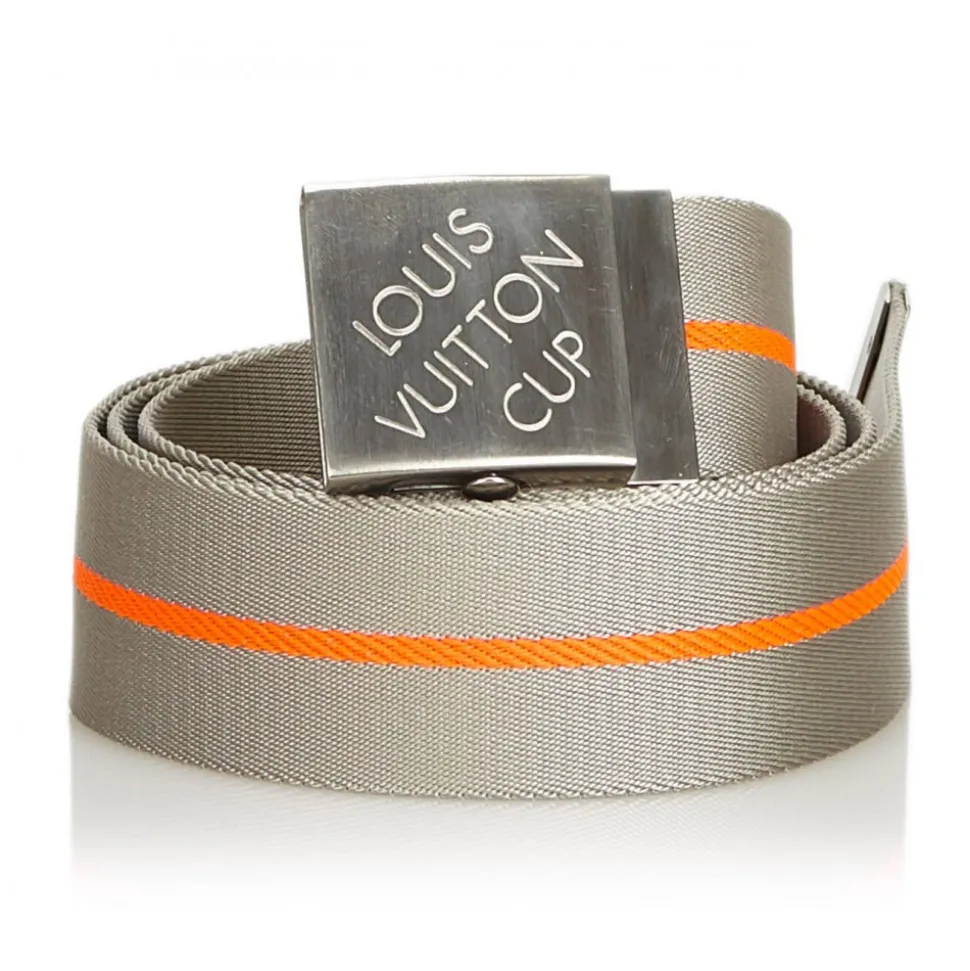 Louis Vuitton Vintage - LV Cup Nylon Belt - Gray - Fabric and Nylon Belt - Luxury High Quality - Avvenice