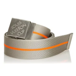 Louis Vuitton Vintage - LV Cup Nylon Belt - Gray - Fabric and Nylon Belt - Luxury High Quality - Avvenice