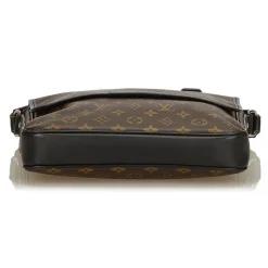 Louis Vuitton Vintage - Macassar Bass MM Bag - Brown - Monogram Canvas and Leather Shoulder Bag - Luxury High Quality - Avvenice