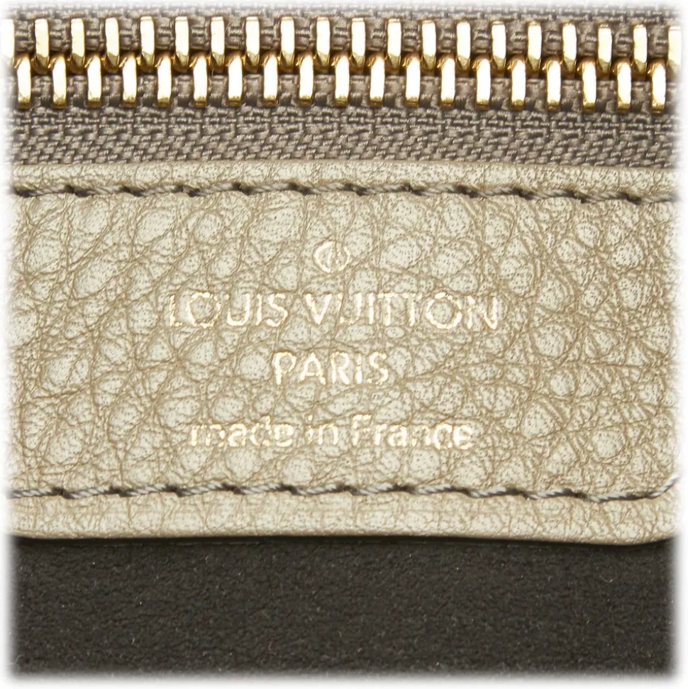 Louis Vuitton Vintage - Mahina Selene MM - Gray - Leather and Calf Handbag - Luxury High Quality - Avvenice