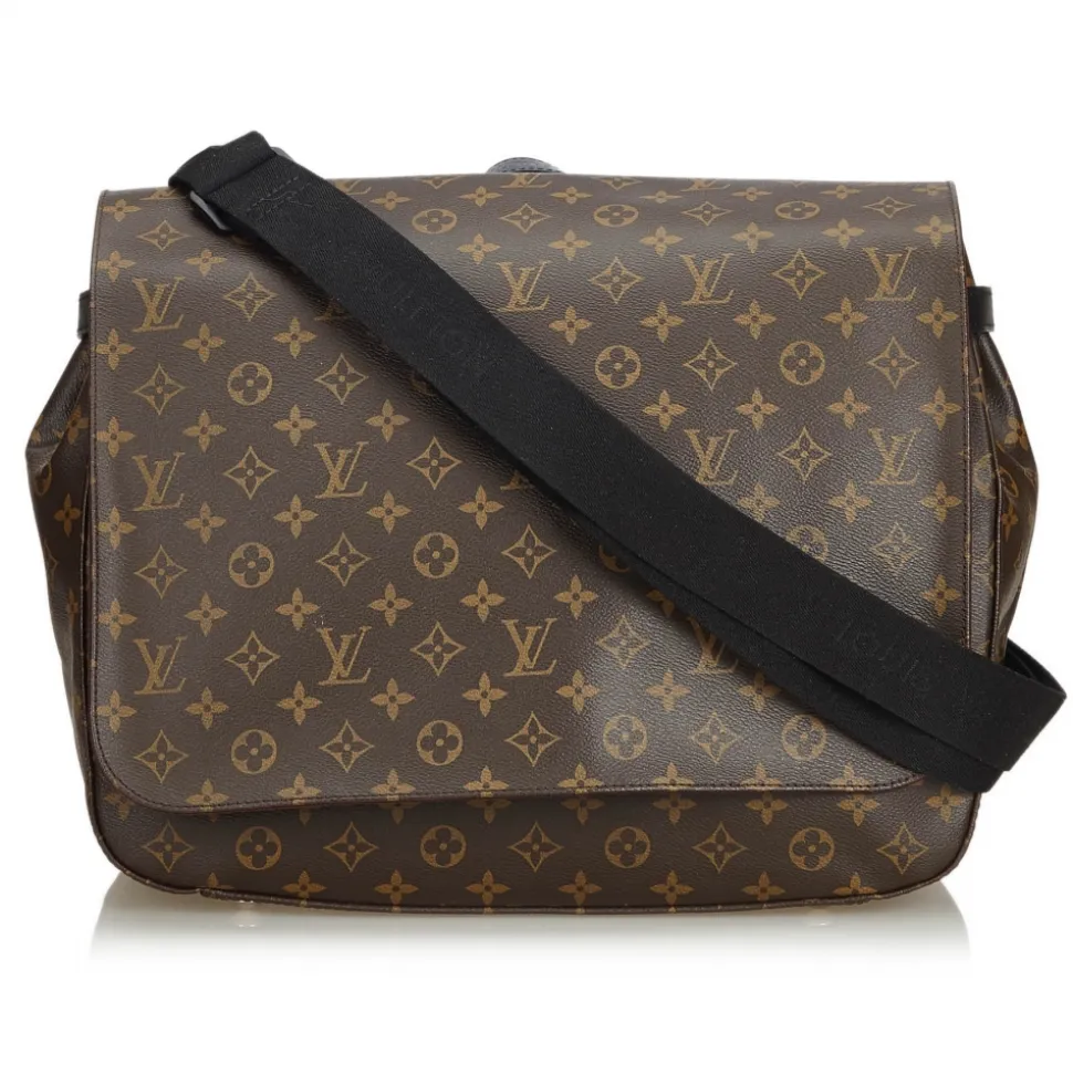 Louis Vuitton Vintage - Macassar Drake Bag - Brown - Monogram Canvas and Leather Shoulder Bag - Luxury High Quality - Avvenice