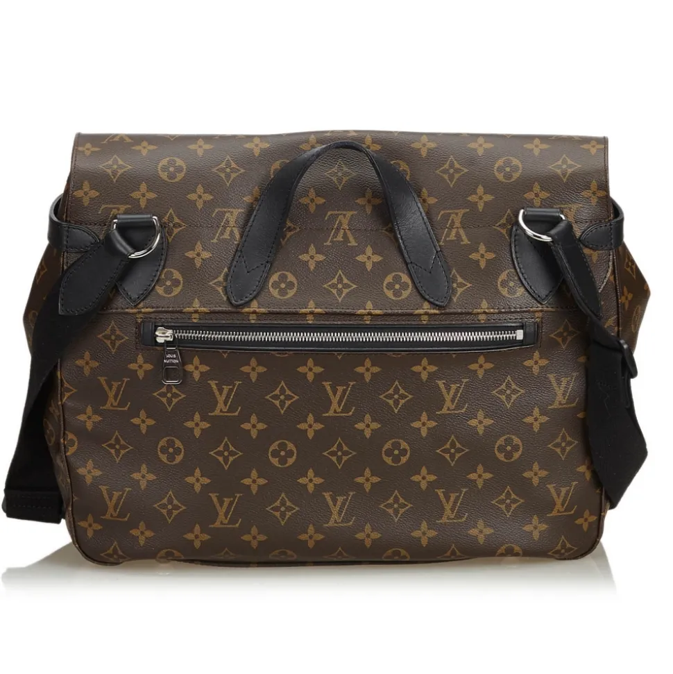 Louis Vuitton Vintage - Macassar Drake Bag - Brown - Monogram Canvas and Leather Shoulder Bag - Luxury High Quality - Avvenice