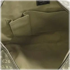 Louis Vuitton Vintage - Mini Lin Manon MM - Gray - Cotton and Calf Leather Shoulder Bag - Luxury High Quality - Avvenice