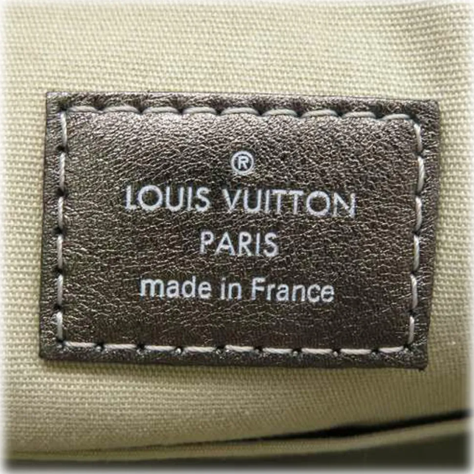 Louis Vuitton Vintage - Mini Lin Manon MM - Gray - Cotton and Calf Leather Shoulder Bag - Luxury High Quality - Avvenice