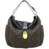 Louis Vuitton Vintage - Mini Lin Romance Hobo Bag - Brown - Cotton Handbag - Luxury High Quality - Avvenice