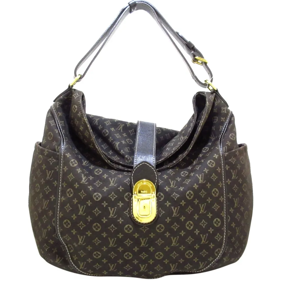 Louis Vuitton Vintage - Mini Lin Romance Hobo Bag - Brown - Cotton Handbag - Luxury High Quality - Avvenice