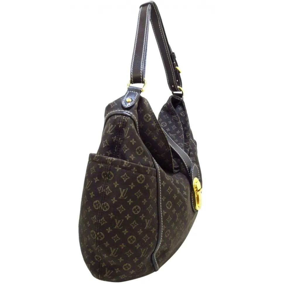 Louis Vuitton Vintage - Mini Lin Romance Hobo Bag - Brown - Cotton Handbag - Luxury High Quality - Avvenice