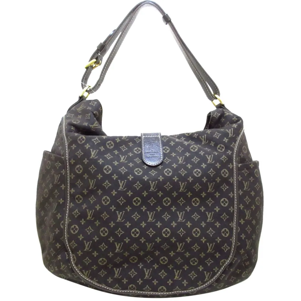 Louis Vuitton Vintage - Mini Lin Romance Hobo Bag - Brown - Cotton Handbag - Luxury High Quality - Avvenice