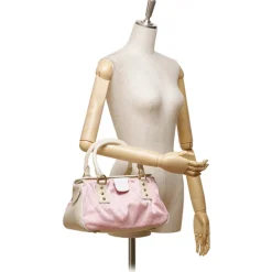 Louis Vuitton Vintage - Mini Lin Trapeze GM Bag - Pink - Fabric and Leather Handbag - Luxury High Quality - Avvenice