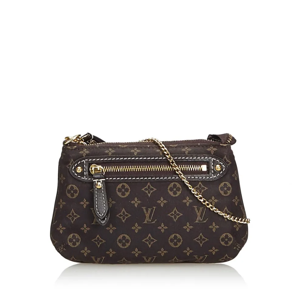 Louis Vuitton Vintage - Monogram Mini Lin Pochette Bag - Black - Monogram Leather Handbag - Luxury High Quality - Avvenice